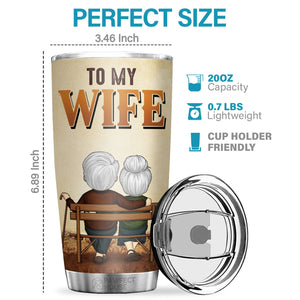 Our Home Ain't No Castle But Still You Are My Queen Forever - Tumbler - To My Wife, Gift For Wife, Anniversary, Engagement, Wedding, Marriage Gift