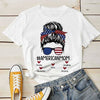 American Mom - Gift For 4th Of July - Personalized Unisex T-Shirt