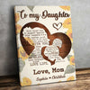 I Will Always Be With You - Personalized Vertical Canvas