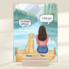 I Still Talk About You, Mom And Fur Baby - Personalized Acrylic Plaque