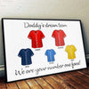 We Are Your Number One Fan - Personalized Horizontal Poster