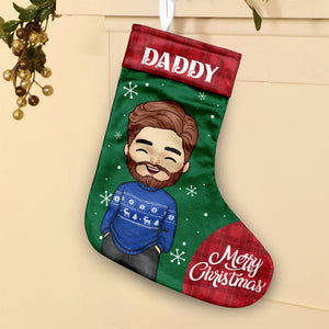 Christmas Eve Is Family Night - Personalized Custom Christmas Stocking - Gift For Family, Christmas Gift