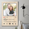 Instagram Style - Upload Image, Personalized Vertical Poster