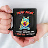 Best Dog Mom I Woof You - Dog Personalized Custom Black Mug - Mother's Day, Gift For Pet Owners, Pet Lovers