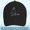 Happy Father’s Day, From Your Little Girl - Family Personalized Custom Line Embroidered Cap - Father's Day, Gift For Dad
