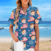 Custom Photo Family Time, Vacation Time - Family Personalized Custom Unisex Tropical Hawaiian Aloha Shirt - Summer Vacation Gift, Gift For Family Members