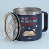 Dogs Are Bundles Of Love Wrapped In Fur - Dog Personalized Custom 14oz Stainless Steel Tumbler With Handle - Gift For Pet Owners, Pet Lovers