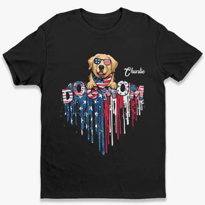 Love Is A Wet Nose And A Happy Tail - Dog & Cat Personalized Custom Unisex T-shirt, Hoodie, Sweatshirt - 4th Of July, Gift For Pet Owners, Pet Lovers