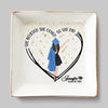 A Sweet Ending To A New Beginning - Family Personalized Custom Jewelry Dish - Graduation Gift For Family Members, Siblings, Brothers, Sisters