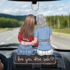 I Love You, My Darling - Family Personalized Custom Car Ornament - Acrylic Custom Shaped - Gift For Mom, Daughter