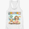 Dog Mom - Dog Personalized Custom Racer Back Tank Top - Gift For Pet Owners, Pet Lovers