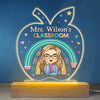 You Belong Here - Teacher Personalized Custom Shaped 3D LED Light - Gift For Teacher