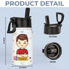 Watch Out First Grade, Here I Come! - Personalized Custom Kid Water Bottle - Back To School Gift For Kid, Grandkid