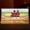 Family Is Anyone Who Loves You Unconditionally - Family Personalized Custom Acrylic Letters 3D LED Night Light - Gift For Family Members, Sport Lovers, Sport Players