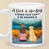 A Connection That Stands Firm - Memorial Personalized Custom Mug - Sympathy Gift For Pet Owners, Pet Lovers