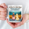A Connection That Stands Firm - Memorial Personalized Custom Mug - Sympathy Gift For Pet Owners, Pet Lovers