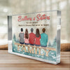 Blessed To Be In This Family - Family Personalized Custom Rectangle Shaped Acrylic Plaque - Gift For Family Members, Siblings, Brothers, Sisters