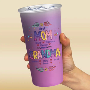 D'abord maman, maintenant mawmaw - Tasse personnalisée en aluminium à couleur changeante - Cadeau pour maman, grand-mère