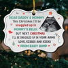 Custom Photo Like Stars Are To The Sky - Family Personalized Custom Ornament - Metal Benelux Shaped - Christmas Gift For Baby Kids, Newborn Baby