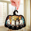 Home Is Where The Haunt Is - Family Personalized Window Hanging Suncatcher - Halloween Gift For Family Members