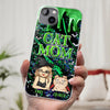 Witchy Vibes For Cat Mom This Halloween - Cat Personalized Custom Clear Phone Case - Halloween Gift For Pet Owners, Pet Lovers