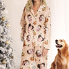 Custom Photo Happy Halloween - Family Personalized Custom Pajamas - Halloween Gift For Family Members