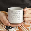 The Love Between Siblings - Family Personalized Custom Pottery Mug - Gift For Siblings, Brothers, Sisters