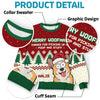 Pawsome Christmas Vibes - Dog Personalized Custom Ugly Sweatshirt - Unisex Wool Jumper - Christmas Gift For Pet Owners, Pet Lovers
