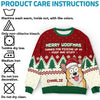 Pawsome Christmas Vibes - Dog Personalized Custom Ugly Sweatshirt - Unisex Wool Jumper - Christmas Gift For Pet Owners, Pet Lovers