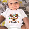 Jingle Bells And Baby Giggles - Family Personalized Custom Baby Onesie - Christmas Gift For Baby Kids, Newborn Baby