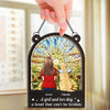 Some Bonds Can Never Be Broken - Memorial Personalized Window Hanging Suncatcher - Sympathy Gift For Pet Owners, Pet Lovers