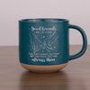 Good Friends Are Like Stars - Bestie Personalized Custom Pottery Mug - Gift For Best Friends, BFF, Sisters