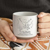 True Friendship Knows No Distance - Bestie Personalized Custom Pottery Mug - Gift For Best Friends, BFF, Sisters