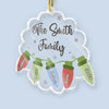 Making Spirits Bright Round The Clock - Family Personalized Custom Ornament - Acrylic Custom Shaped - Christmas Gift For Family Members