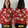 Custom Photo May Your Christmas Be Furry And Bright - Dog & Cat Personalized Custom Ugly Sweatshirt - Unisex Wool Jumper - Christmas Gift For Pet Owners, Pet Lovers