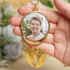 Custom Photo Untill I See You Again - Personalized Custom Memorial Charm Angel Wings - Sympathy Gift For Family Members