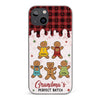 Personalize Her Phone With Memories That Make Her Smile - Family Personalized Custom Clear Phone Case - Christmas Gift For Grandma