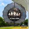 Ghosts And Goblins Come To Play On Halloween - Family Personalized Custom Wind Spinner - Halloween Gift For Family Members