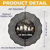 Ghosts And Goblins Come To Play On Halloween - Family Personalized Custom Wind Spinner - Halloween Gift For Family Members