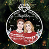 It's Beginning To Look A Lot Like Our First Christmas Together - Couple Personalized Custom Ornament - Acrylic Custom Shaped - Christmas Gift For Husband Wife, Anniversary, First Christmas