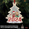 Together, We Make The Season Bright - Dog & Cat Personalized Custom Wood & Acrylic Ornament - Christmas Gift For Husband Wife, Pet Owners, Pet Lovers