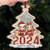 Together, We Make The Season Bright - Dog & Cat Personalized Custom Wood & Acrylic Ornament - Christmas Gift For Husband Wife, Pet Owners, Pet Lovers