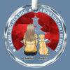 Feline Jolly This Christmas! - Dog Personalized Custom Circle Glass Ornament - Christmas Gift For Pet Owners, Pet Lovers