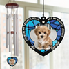 Custom Photo Forever In Our Hearts - Memorial Personalized Custom Wind Chime Suncatcher - Sympathy Gift, Christmas Gift For Pet Owners, Pet Lovers
