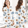 Custom Photo Best Dog Dad Ever - Dog & Cat Personalized Custom Pajamas - Christmas Gift For Pet Owners, Pet Lovers