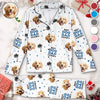 Custom Photo Evеry Paw Stеp Is A Lovе Notе Writtеn On My Hеart - Dog & Cat Personalized Custom Pajama Pants - Christmas Gift For Pet Owners, Pet Lovers