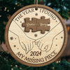 You’re The Joy In My Holiday Season - Couple Personalized Custom Ornament - Wood Custom Shaped - Christmas Gift For Husband Wife, Anniversary
