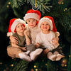 Custom Photo Custom Photo Acrylic Ornament - Personalized Christmas Birthday Gifts For Mom, Dad, Kids - Keep Calm And Have A Merry Christmas