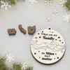 Long Distance We Will Always Be Connected By Heart - Family Personalized Custom Shaped 2 Layered Wood Christmas Ornament - Christmas Gift For Family Members