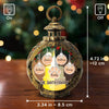May You Experience A Magical Christmas - Family Personalized Custom Candlelight Lantern Ornament - Christmas Gift For Family Members